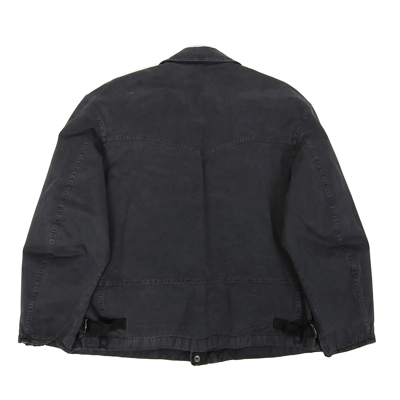 Vlndfles Overdyed Cotton Biker Jacket Size 2
