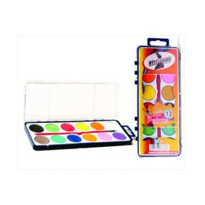 Watercolour Cake Paint Set with Brush