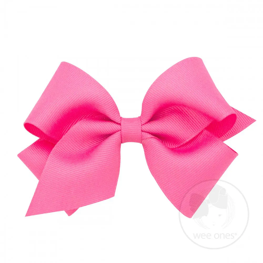 Wee Ones Bows -- Hot Pink