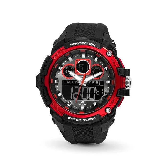 Westar Men's Digital Casual Quartz Watch