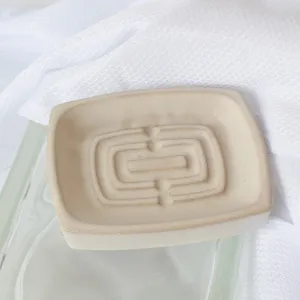 White Square Soap Dish