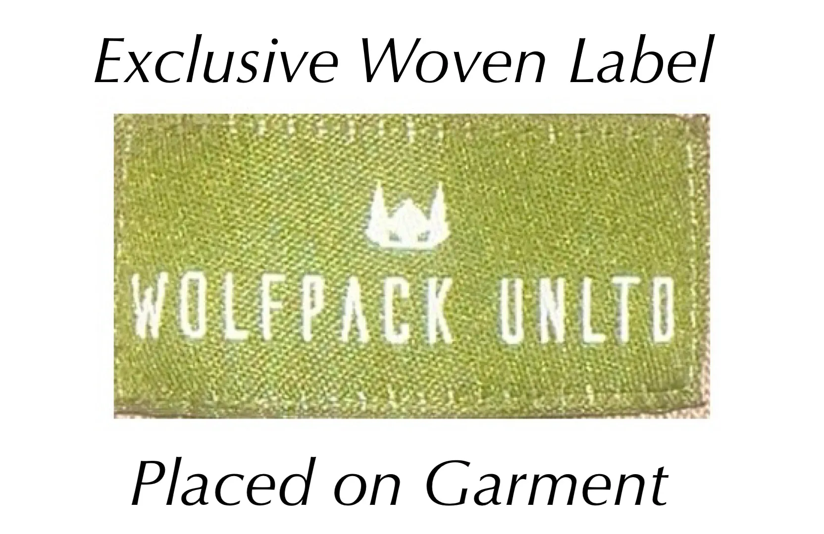 WOLFPACK UNLTD WOMEN'S "STATEMENT"  PREMIUM CROP TEE S/S | ECRU BEIGE