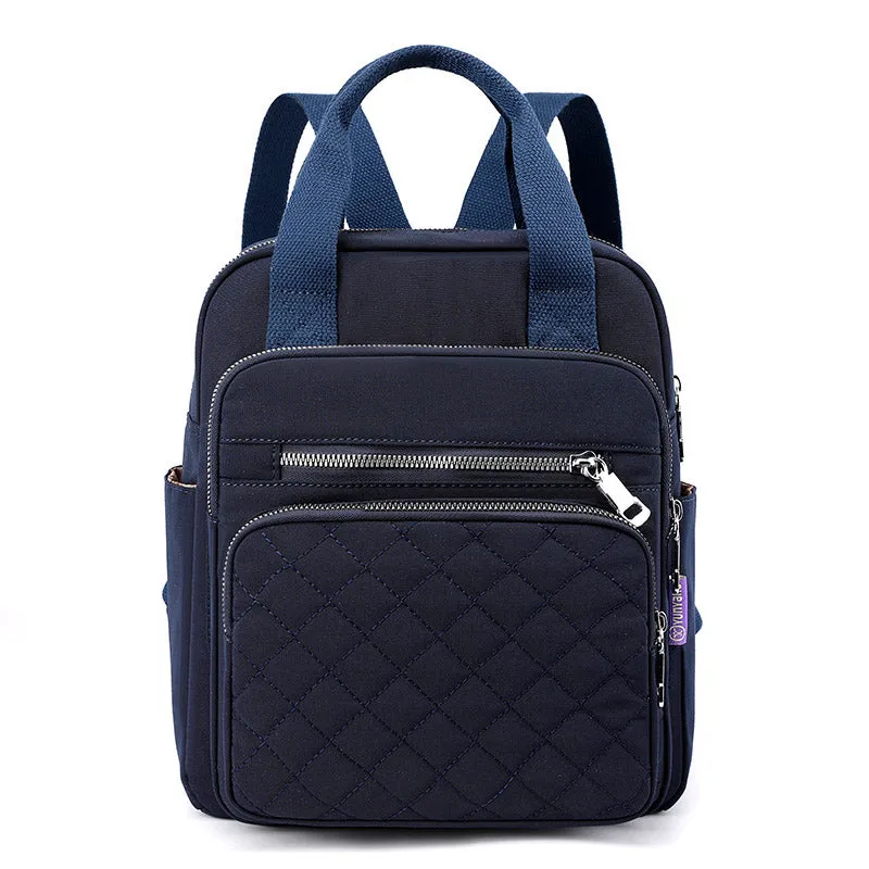 Women's Casual Zipper Travel Small Backpack