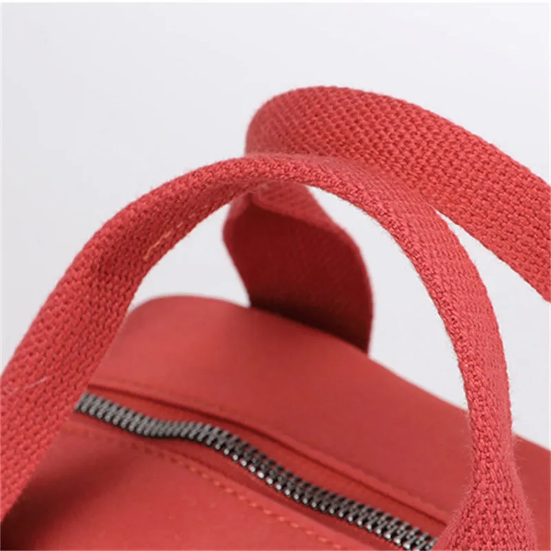 Women's Casual Zipper Travel Small Backpack