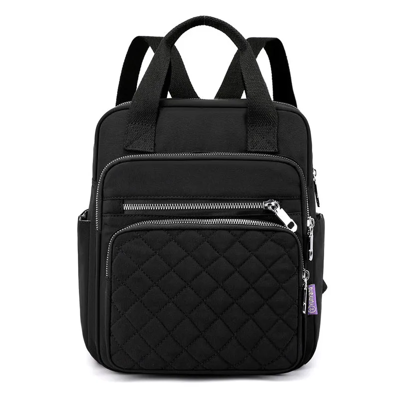Women's Casual Zipper Travel Small Backpack
