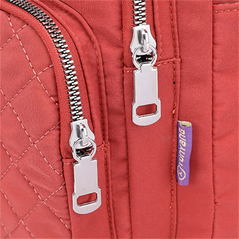 Women's Casual Zipper Travel Small Backpack