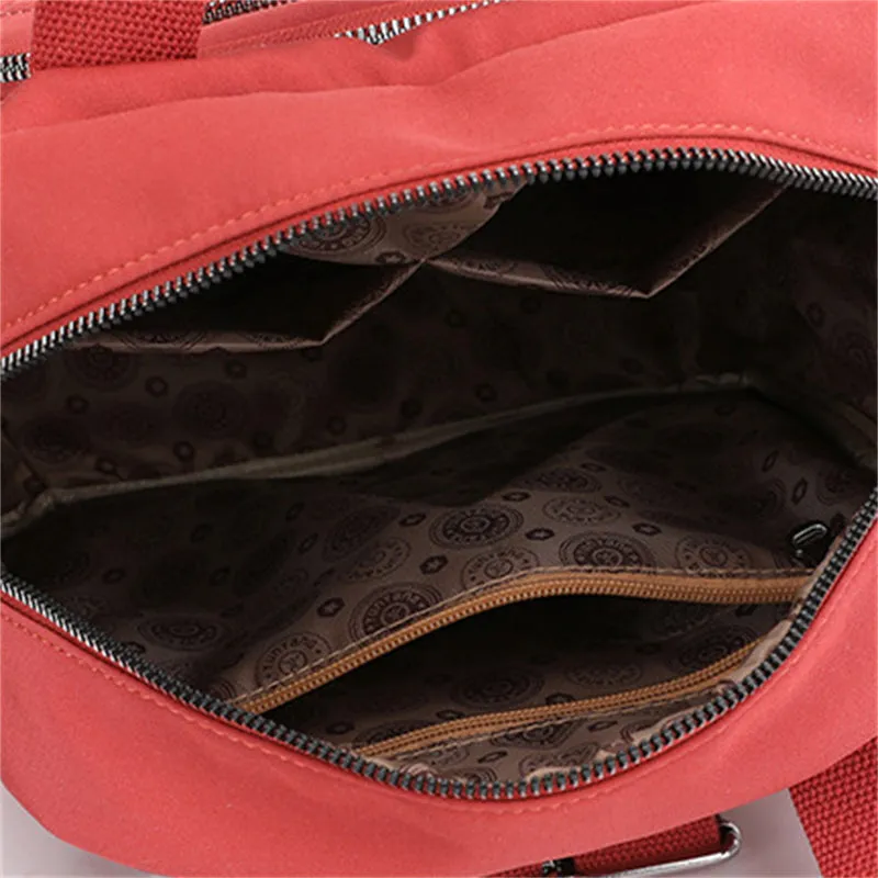 Women's Casual Zipper Travel Small Backpack