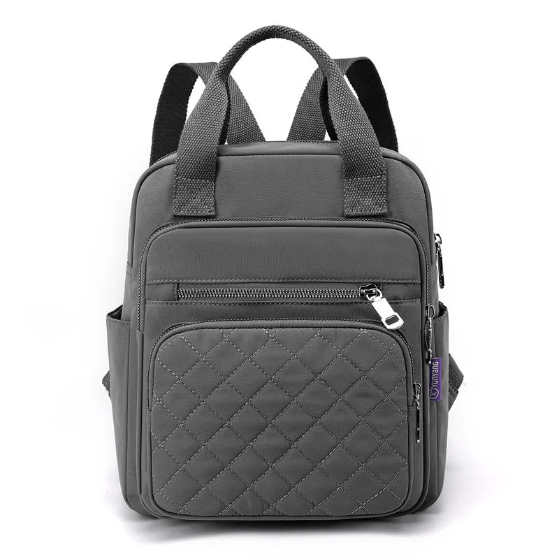 Women's Casual Zipper Travel Small Backpack