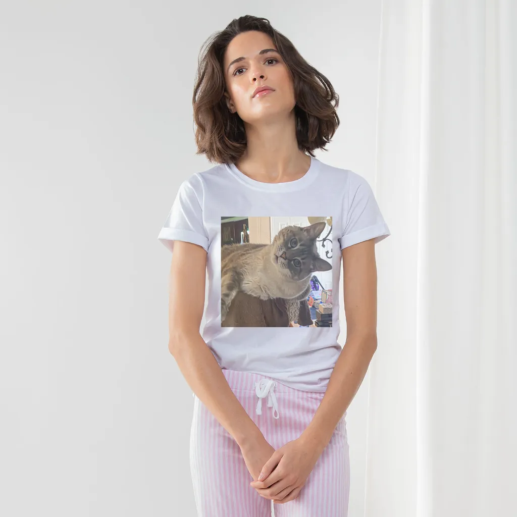 Women's Long Pant PJ - Siamese Cat - Rescue Pets - Chena