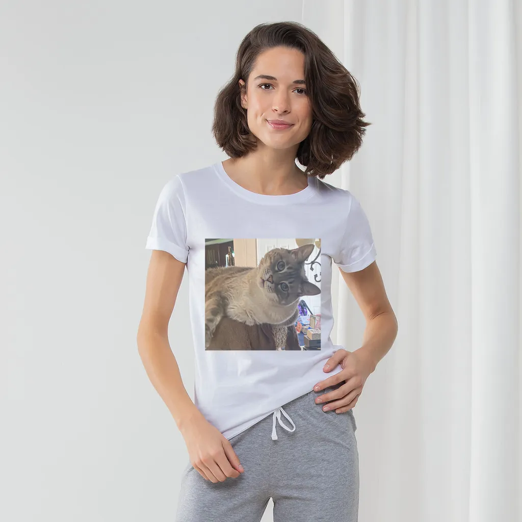 Women's Long Pant PJ - Siamese Cat - Rescue Pets - Chena