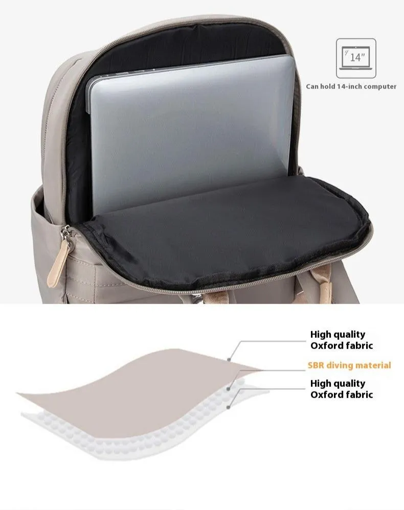 Women's Nylon Backpack – Large Capacity & Stylish Design