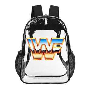 WWF World Wrestling Federation Logo Transparent Backpack 17 Inch