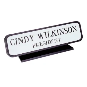 Xstamper 2"x8" Designer Desk Sign Set