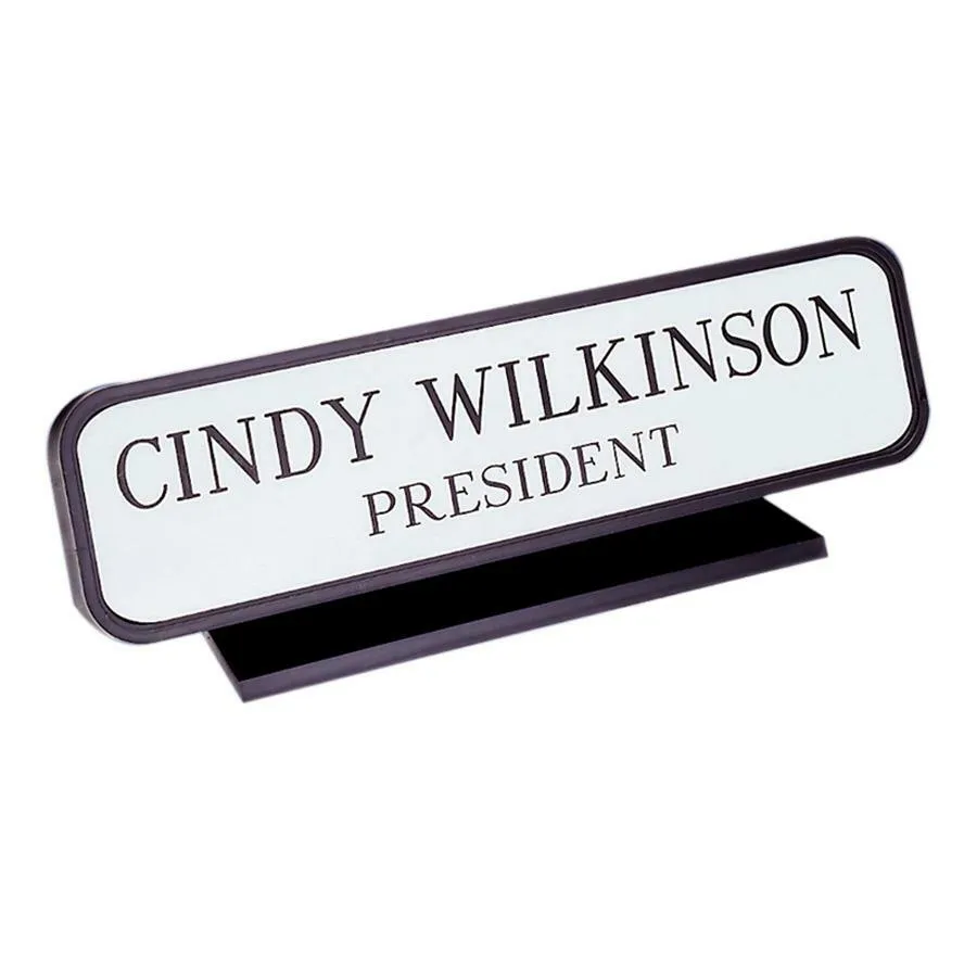 Xstamper 2"x8" Designer Desk Sign Set