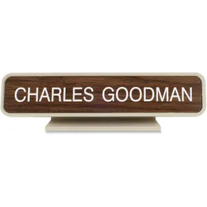 Xstamper Designer 2"x10" Desk Sign