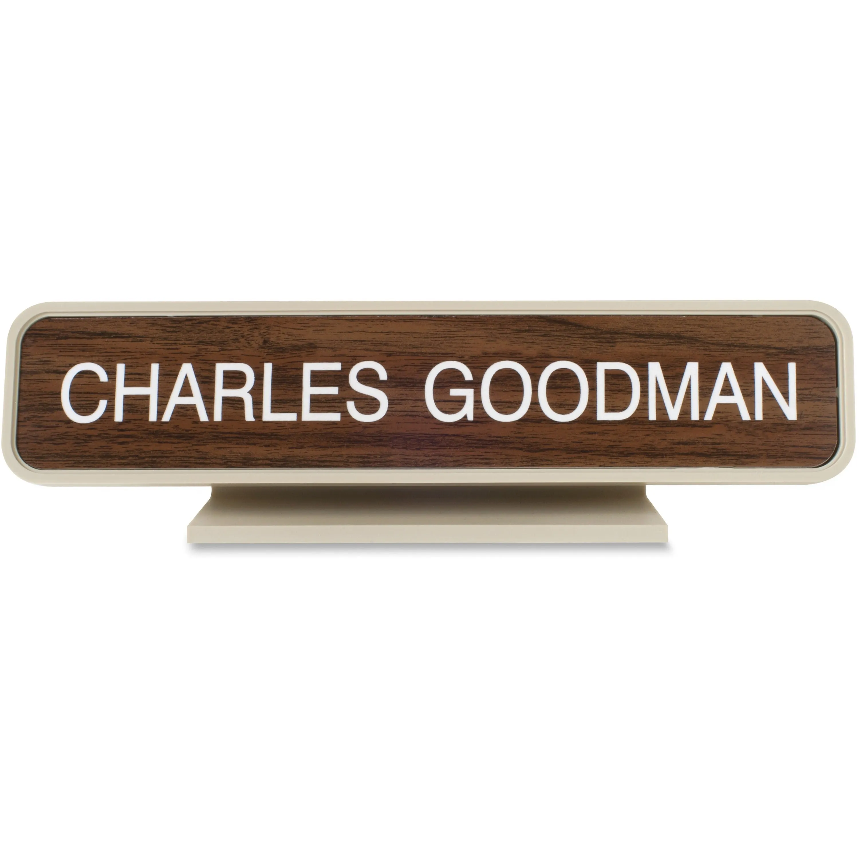 Xstamper Designer 2"x10" Desk Sign
