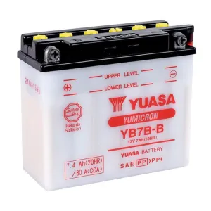 YB7B-B DG Battery with acid pack Yuasa (YB7BBPK)
