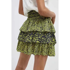Yellow &amp; Blue tiered Anthropology by Current Air Los Angeles size small