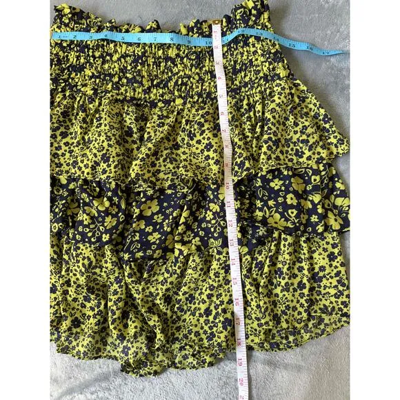 Yellow &amp; Blue tiered Anthropology by Current Air Los Angeles size small
