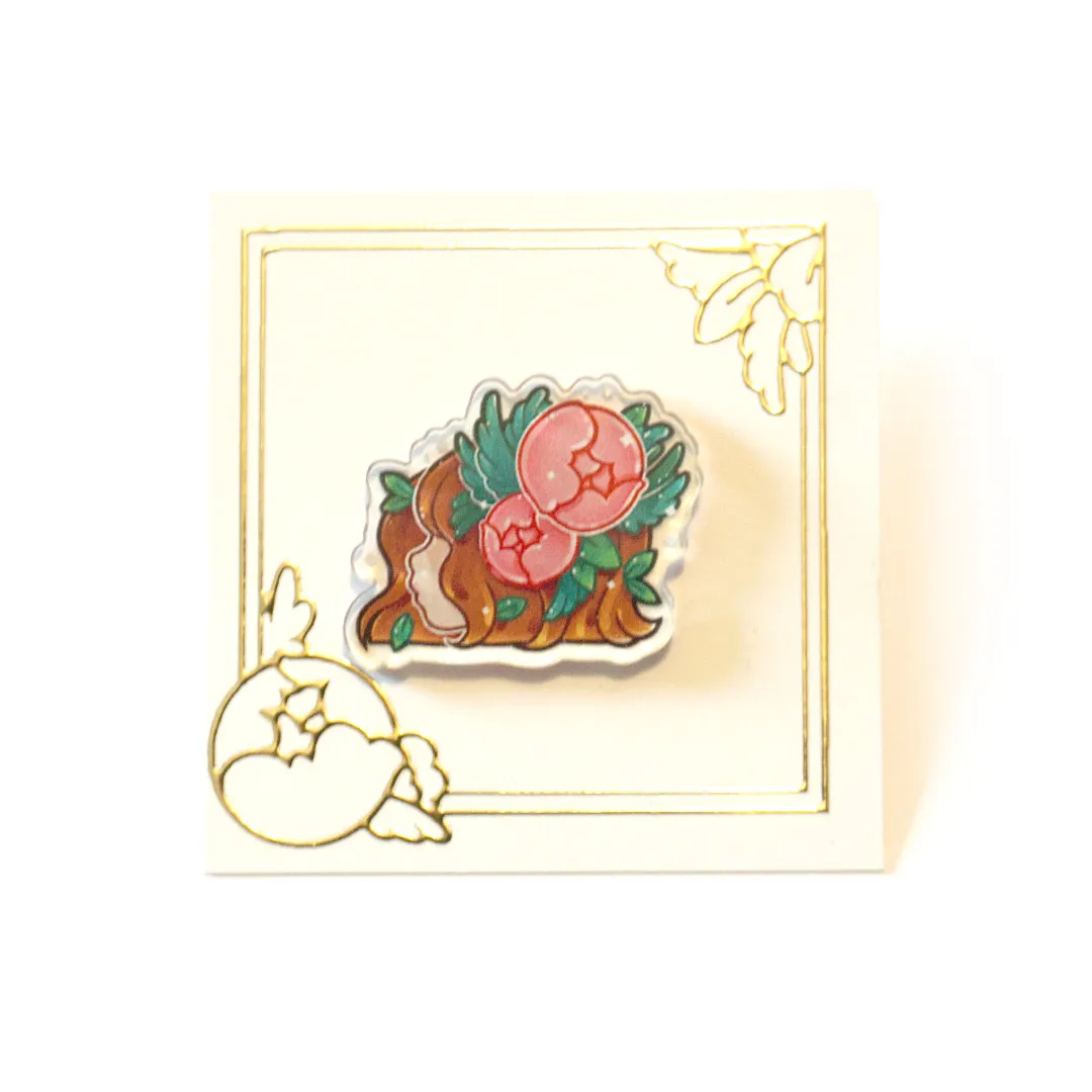 Young Girl | Acrylic Pin