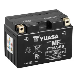 YT12A-BS Non-DG Factory Sealed Battery Yuasa ^ (YT12ABS)