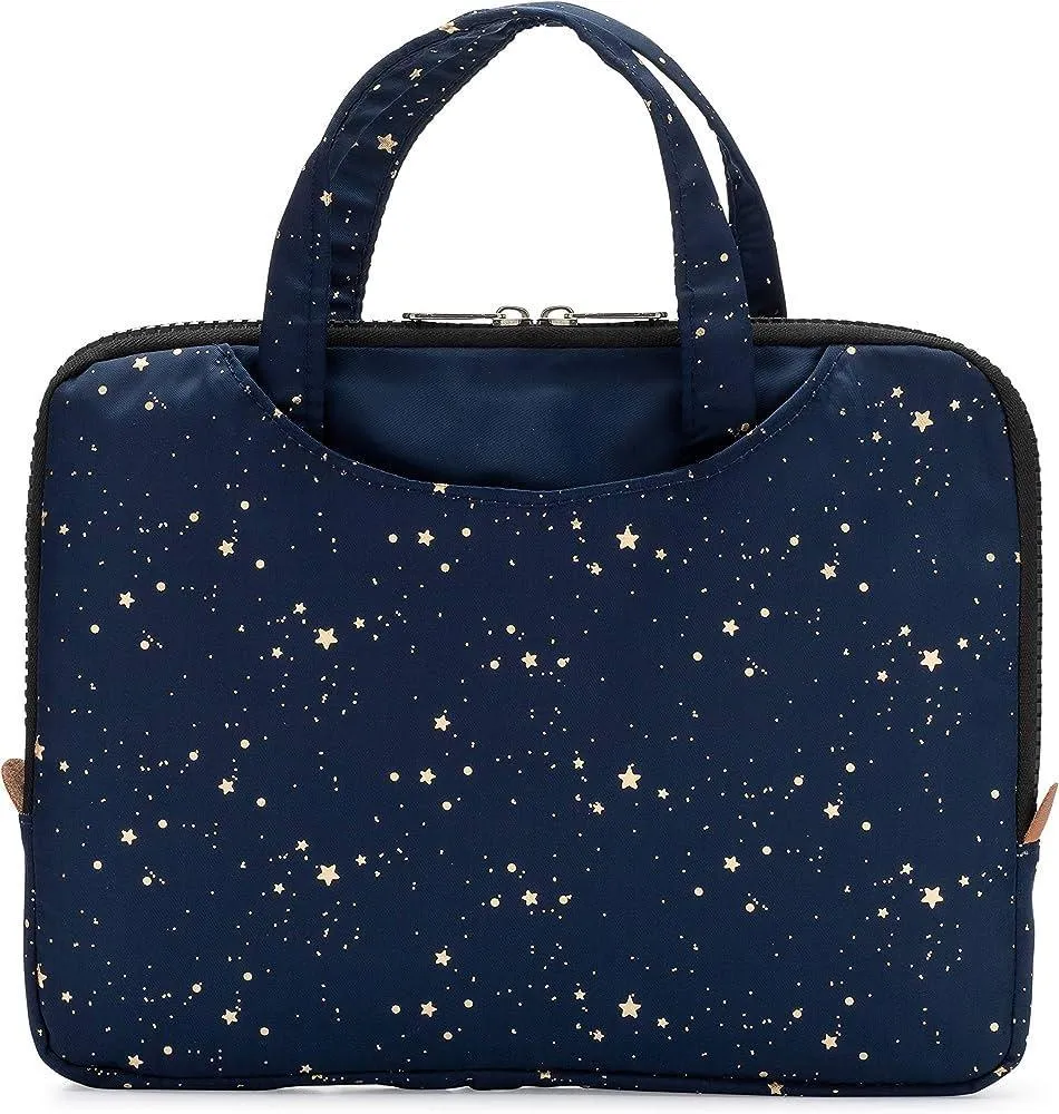 Yumbox Poche - Insulated Lunch Bag with Handles - Navy with Gold Stars