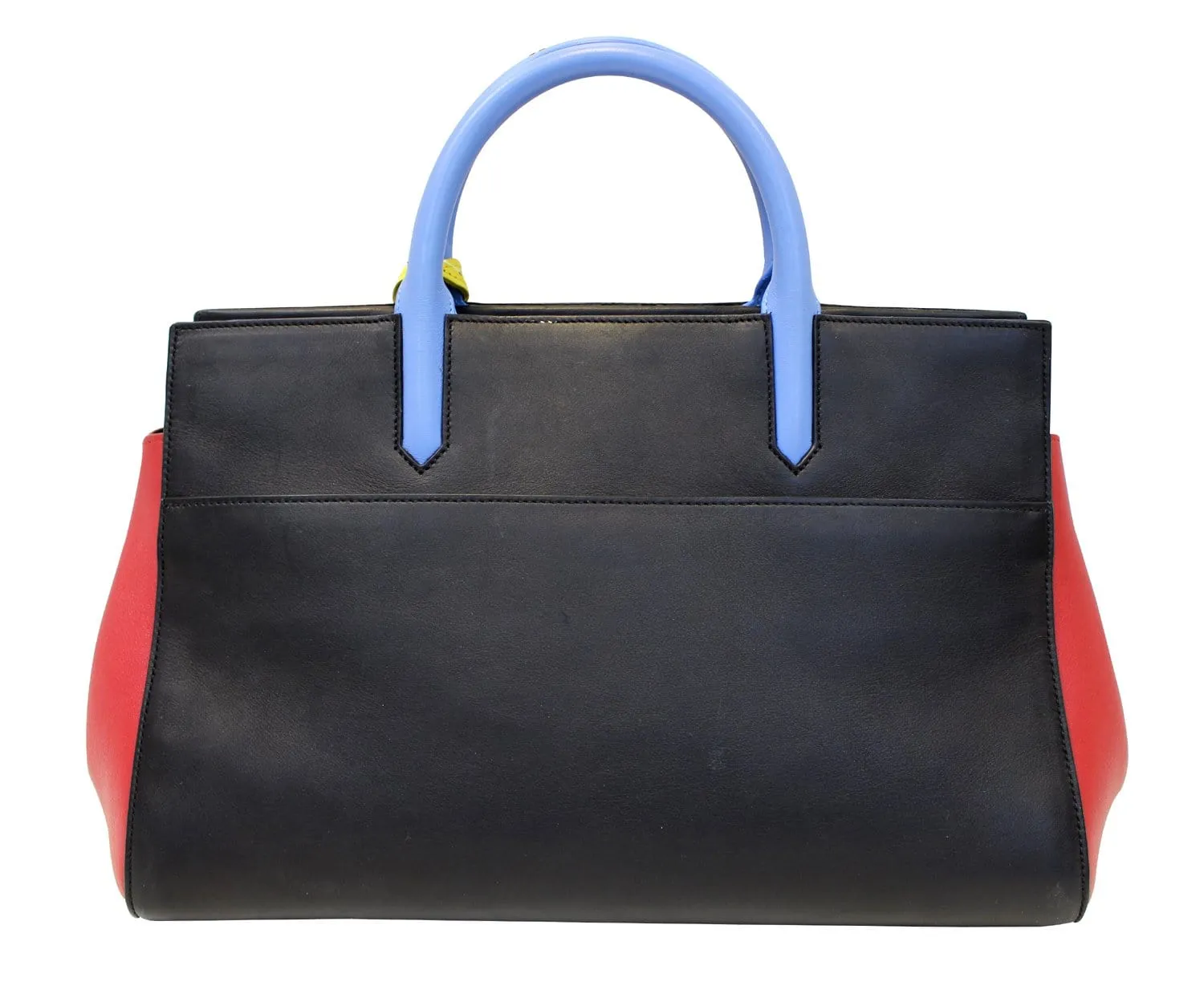YVES SAINT LAURENT Calfskin Small Cabas Rive Gauche Satchel Bag
