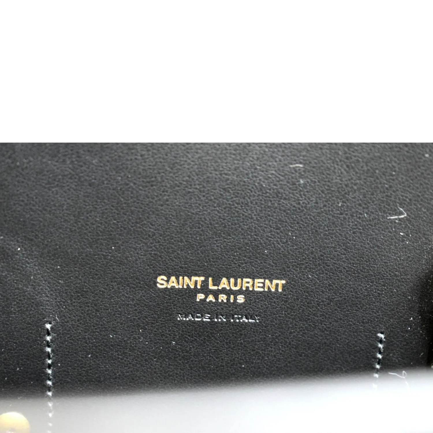 YVES SAINT LAURENT Sac de Jour Crocodile-Embossed Satchel Bag Black