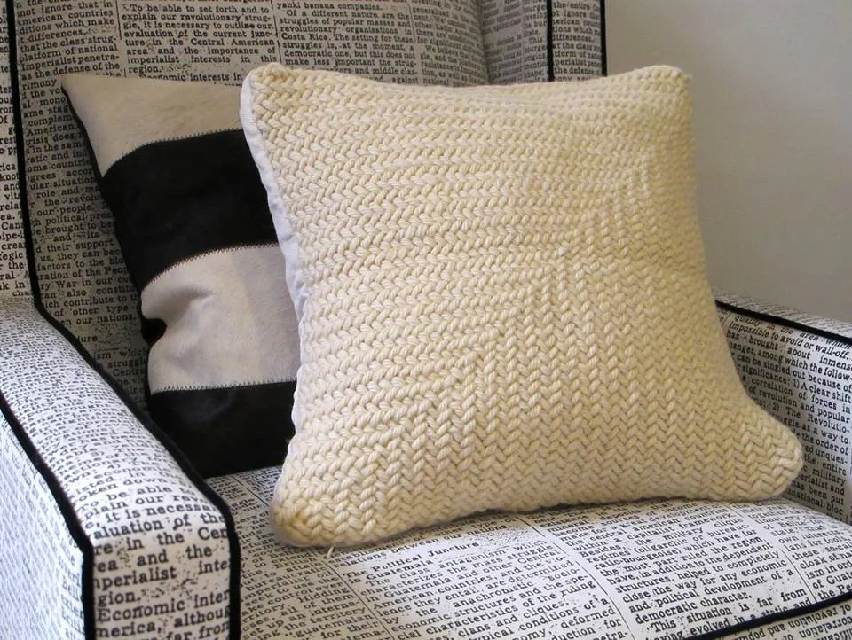 Zag Wool Pillow