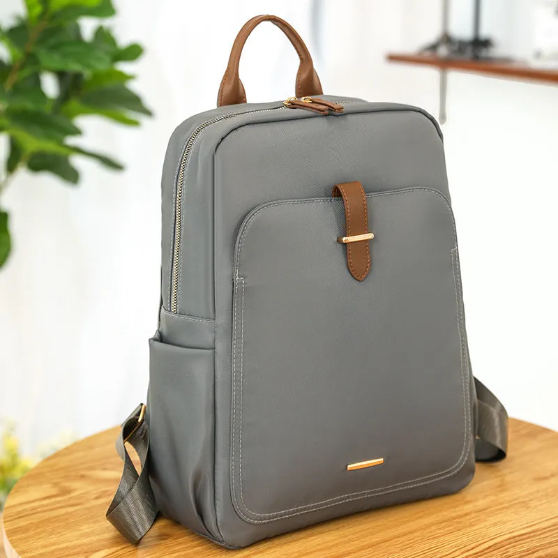 Zip Fastener Casual Large Capacity Backpack