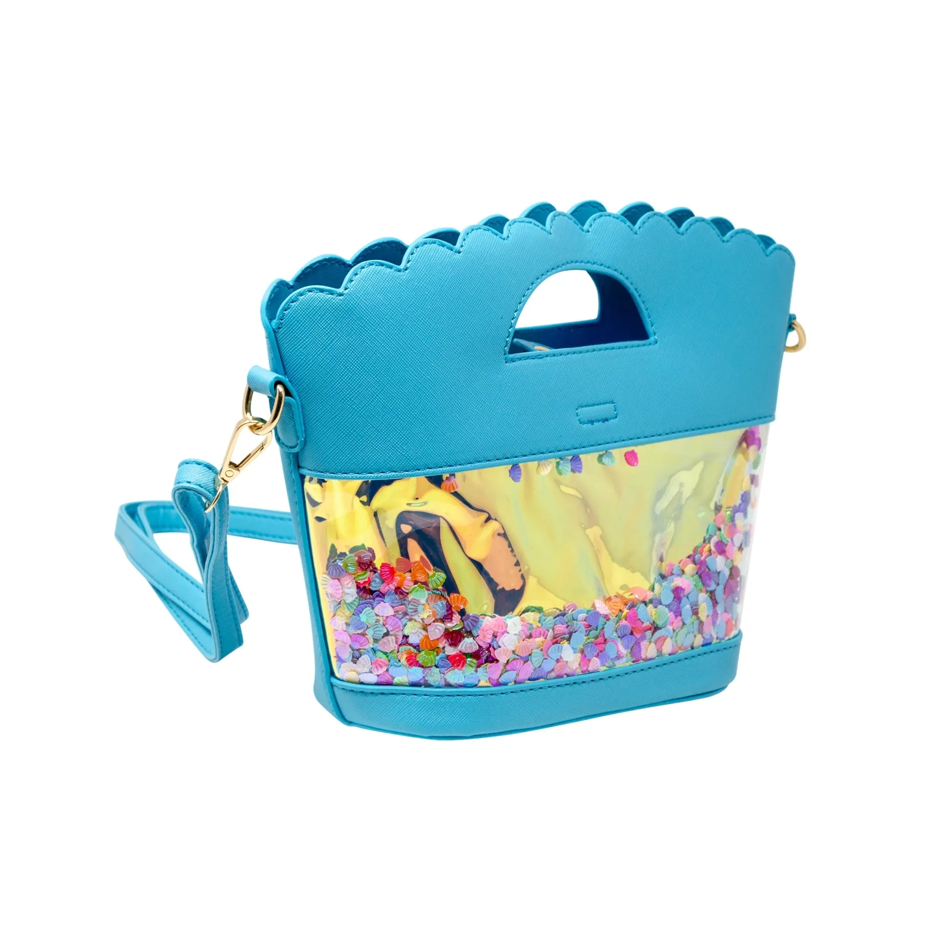 Zomi Gems Mermaid Confetti Tote Bag - Blue